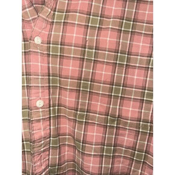 Mutual Weave Mens Flannel Shirt Size Medium Button Up Long Sleeve Plaid - Picture 2 of 4